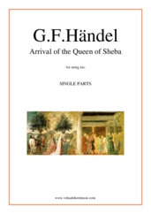Arrival of the Queen of Sheba (parts)