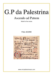 Ascendo ad Patrem (full score)