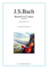 Bourree in C major BWV 1009