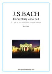 Brandenburg Concerto I (parts)