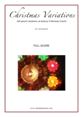 Christmas Variations - Advanced Christmas Carols (f.score)