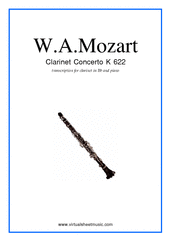 Concerto in A major K622 (in Bb)