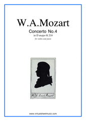 Concerto No. 4 in D major K218