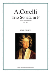 Trio Sonata in F major Op.1 No.1 (parts)