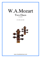 Two Duos K423-424