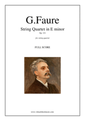 String Quartet in E minor Op. 121 (COMPLETE)
