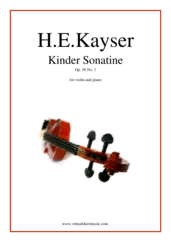 Kinder Sonatine Op. 58 No. 1