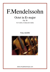 Octet in Eb major Op. 20 (f.score)