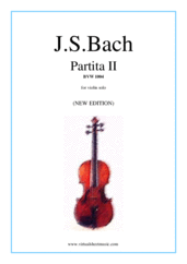 Partita No.2 in D minor (NEW EDITION)