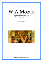 Symphony No.38, &quot;Prague&quot; (Full Score)