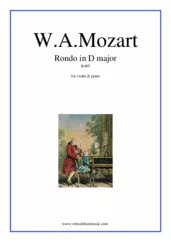 Rondo in D major K485