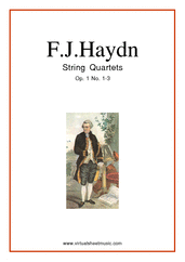 String Quartets Op.1 No.1-6 (parts)