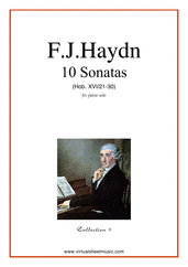 Sonatas, coll.3 - Hob. XVI/21-30