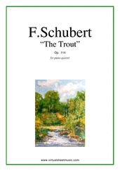 The Trout, Piano Quintet Op.114 (parts)