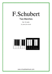 Two Marches Op.121 posth.