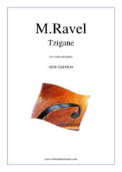 Tzigane, Rapsodie de Concert (NEW EDITION)