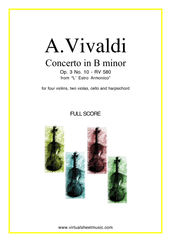 Concerto in B minor Op.3 No.10 RV 580 (COMPLETE)