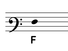 F note